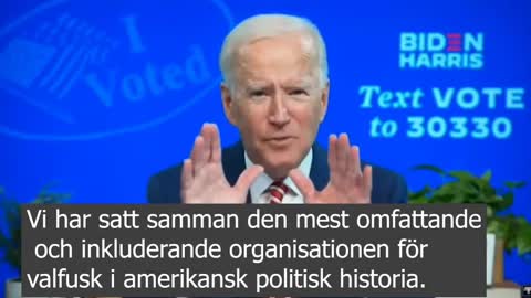 STS Chronicles 201107 - Bidens voter fraud organization (Swe subs)