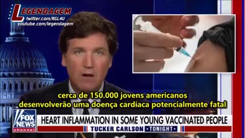 Tucker Carlson tonight: jovens vacinados em israel e canadá miocardite