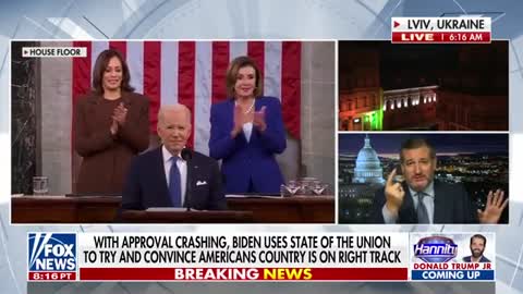 HANITY" Ted Cruz slams Biden's State of the Union speech