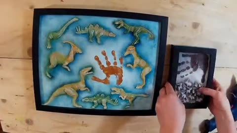 ❣Awesome DIY Baby Memory Board - Favorite Dinosaurs❣