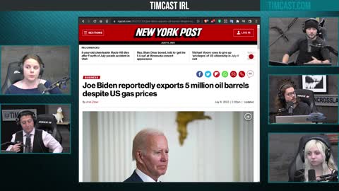 Biden Sends FIVE MILLION Barrels Of Oil To Other Countries As Americans Suffer High Gas Prices