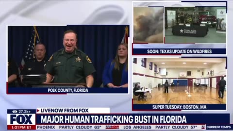 Florida Law enforcement announce huge Human Trafficking Bust