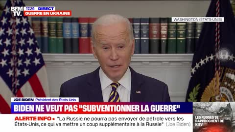 Biden interdit l'importation du pétrole russe