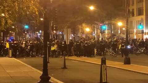 Washington D.C. Maga Million Man March BLM causing chaos on the streets