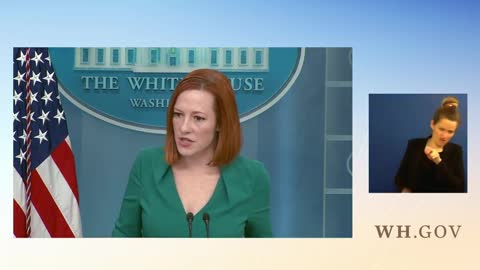 Press Secretary Jen Psaki Holds A Press Briefing As Russian Attacks Intensify