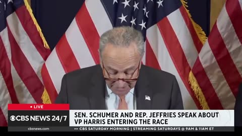 Schumer, Jeffries endorse Harris for Democratic nomination