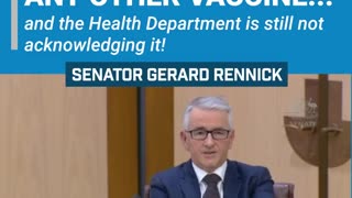 Senator Gerard Rennick - 2400% higher for one dose of the Covid vaccine compared to prior vaccines