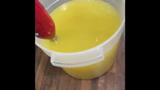Making Watermelon Soap