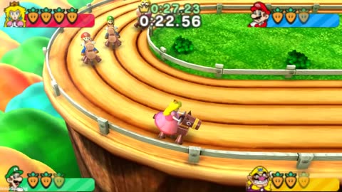 Mario party the top 100 Minigames-peach vs mario vs luigi vs wario (hard cpu)