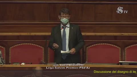 Luca Briziarelli (Lega), Senato, 17/6/21