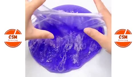 Satisfying slime ASMR ! Relaxing slime videos