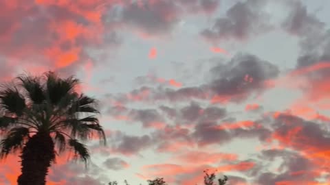 Beautiful California Sunset in La Quinta California