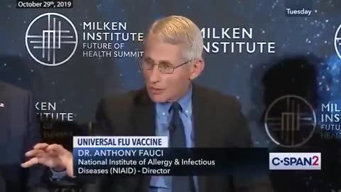 FAUCI & CO. BRAINSTORMING WAYS TO IMPLEMENT & PUSH VACCINES DURING 2019 "HEALTH SUMMIT”