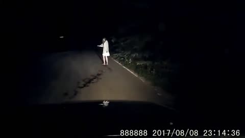 Scary Ghost Women With Knife Caught on Dashcam At Night 2019 - 2020