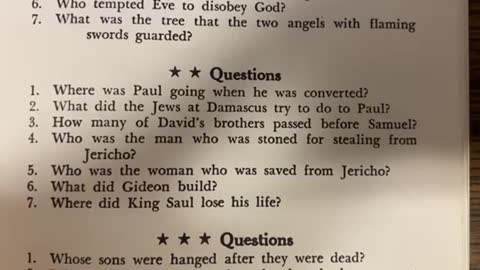 Bible Trivia - Bible Quiz 13 ⭐️⭐️