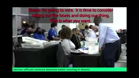 Election officials plan and discuss fraud