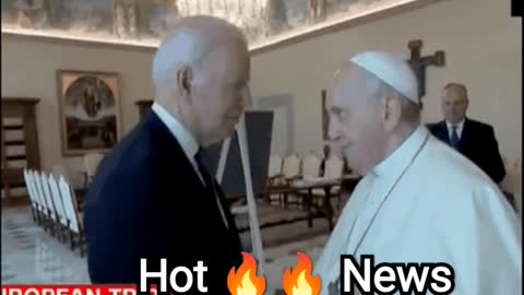 Rambling Joe Confuses His Own Translator in Awkward Meeting With the Pope