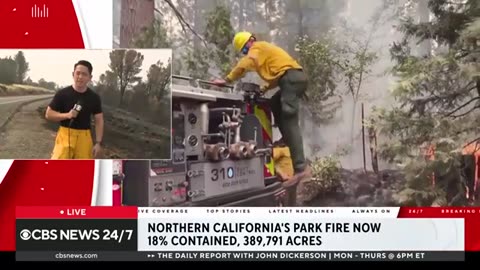 Park Fire before-and-after photos as blaze rages on