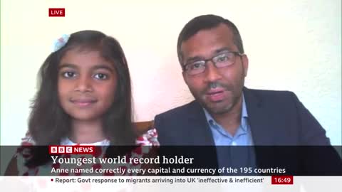 UK schoolgirl....record time