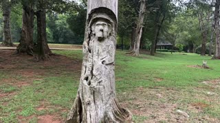 Orr Park Amazing Tree Carvings - Montevallo, Alabama