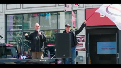 MUST WATCH A speech by Christopher James at the April 23, 2022 rally at Dundas Square in Toronto.