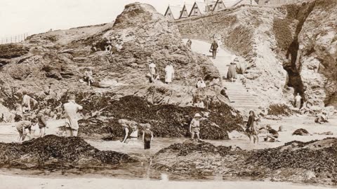 St Germans Cornwall 1. in the 1800s 1900s early in Photography