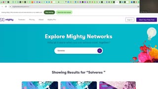 https://www.mightynetworks.com/find Solveres