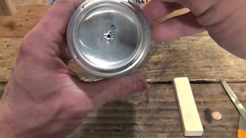 How to make an penny can alcohol stove out of a Arizona tea can