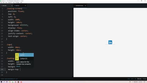 LinkedIn Loading Animation Using Only HTML & CSS