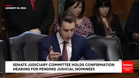 'Is That Right-'- Josh Hawley Presses Judicial Nominee About Pre-Trial Release Of Child Predator