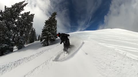 Samurai and Buckhouse and Sean Ozz Arapahoe Basin Powder Day