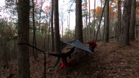 I slept below 28 degree weather IN A HAMMOCK!