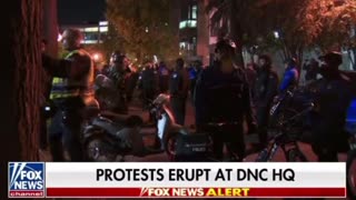 DC in a Panic Pro Palestinian Protesters storms DNC bldg