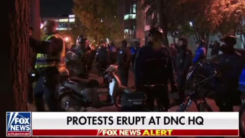 DC in a Panic Pro Palestinian Protesters storms DNC bldg