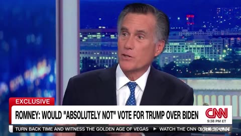 RINO Mitt Romney Says He WOULDN'T Vote For Trump Over Biden
