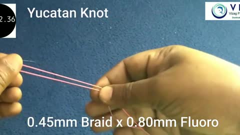 How to tie the Yucatan knot- The best and easiest mono to braid knot