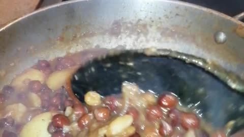 Alu Chana ka sabji / street food