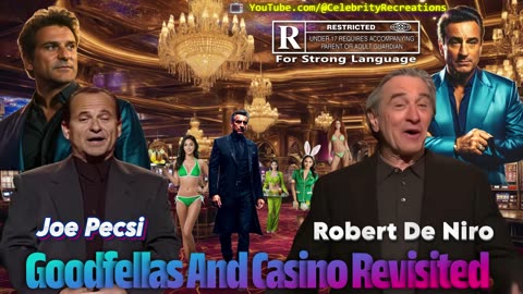 Robert De Niro & Joe Pesci At It Again! Goodfellas & Casino Re-live the Magic! Rated R Not For Kids!