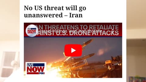 Feb 1, 2024-Watchman News-Deut 6:4-5-NYC Bank Tumbles, No US threat will go unanswered- Iran + More