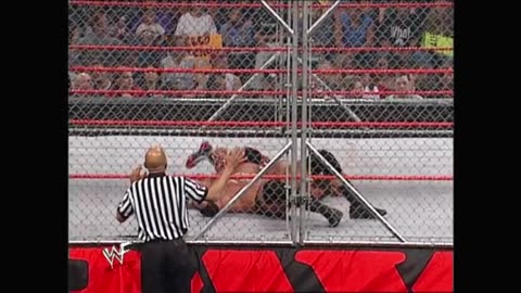 Triple H vs. Kurt Angle (Steel Cage Match) Raw March 4, 2002