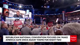 Chants Of 'Back The Blue!' Ring Out During Former Police Lieutenants' 2024 RNC Speech In Milwaukee