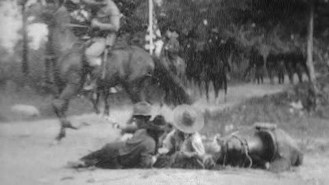 Skirmish Of Rough Riders (1899 Original Black & White Film)