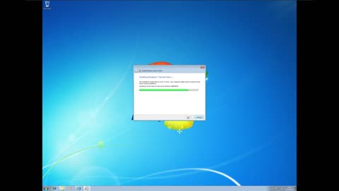 Fully Updating Windows 7 - Part 2 - Installing Service Pack 1 (VMWare) 3x Speed