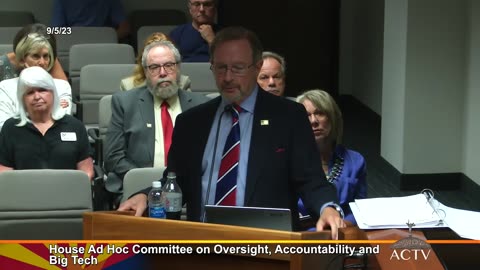 Dr. Epstein Testimony to Az House Ad Hoc Oversight