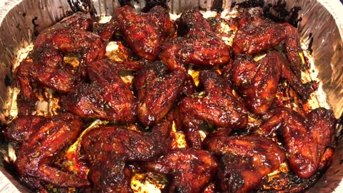 Baked BBQ Chicken Wings 🍗🍗