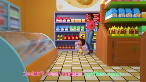 Humpty Dumpty Grocery Store | CoComelon Nursery Rhymes & Kids Songs