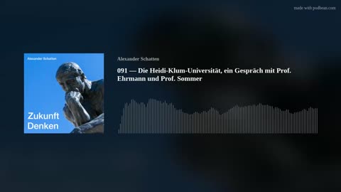 091 - Die Heidi-Klum-Universität, ein Gespräch mit Prof. Ehrmann und Prof. Sommer