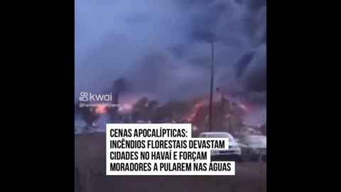 Destruição no Havaí, Céu vermelho no Marrocos, também será no Brasil