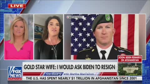"I think he's incompetent," Gold Star Wife Calls on Joe Biden to Resign Over Afghanistan