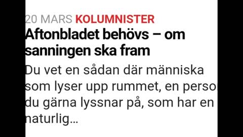Aftonbladet reporter uppger att de inte har någon politisk agenda